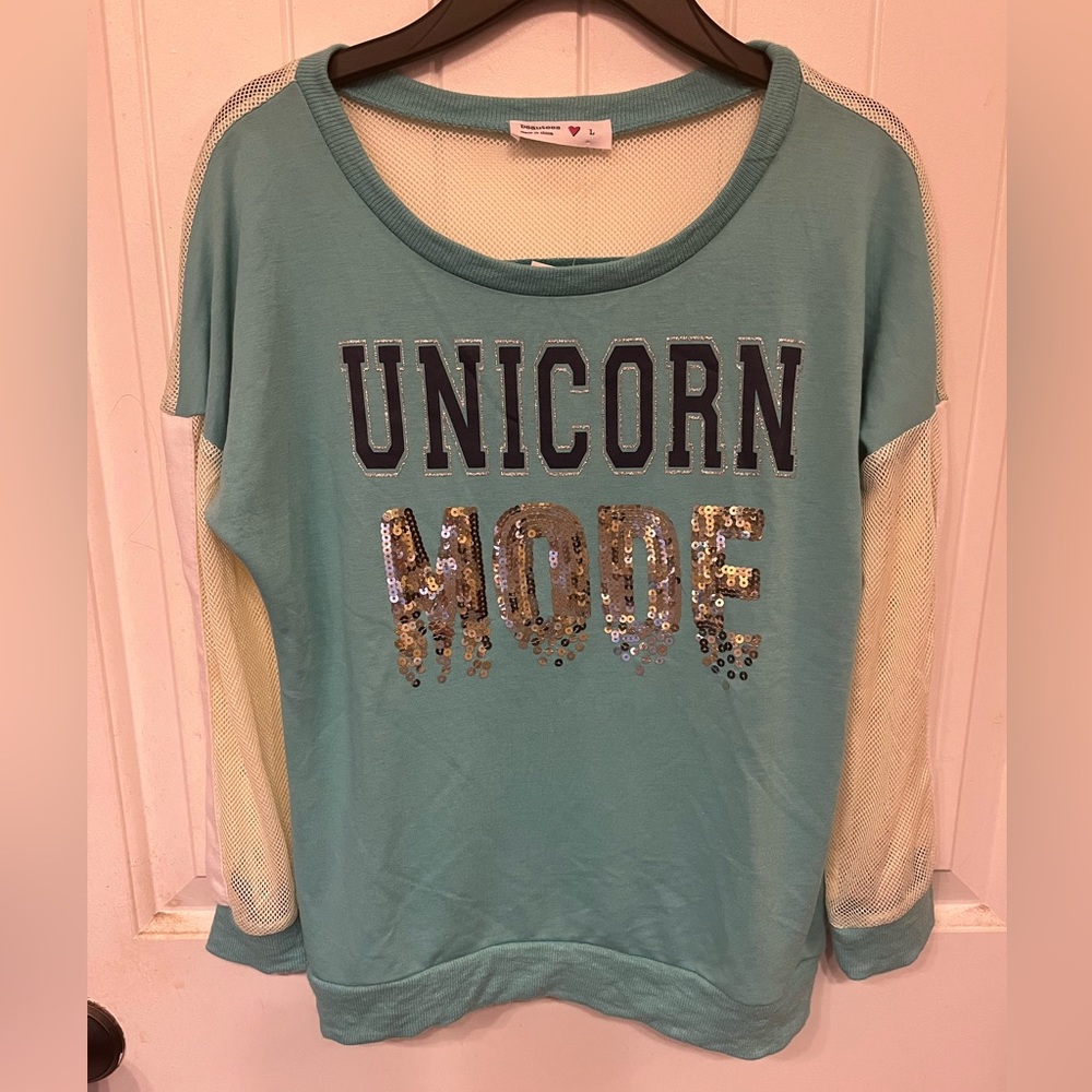 Girls “Unicorn Mode” Shirt. Please See Below for Prices.